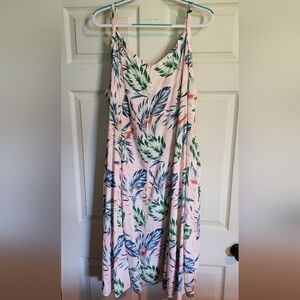 Torrid Midi Challis Trapeze Dress